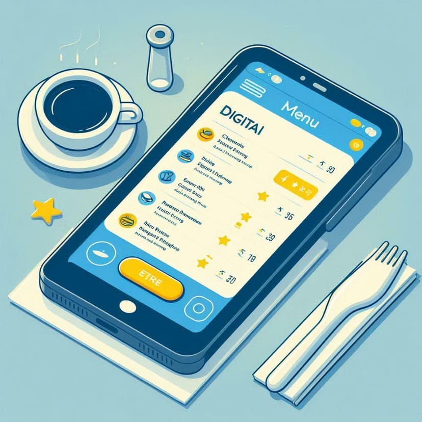 Menu scanning illustration